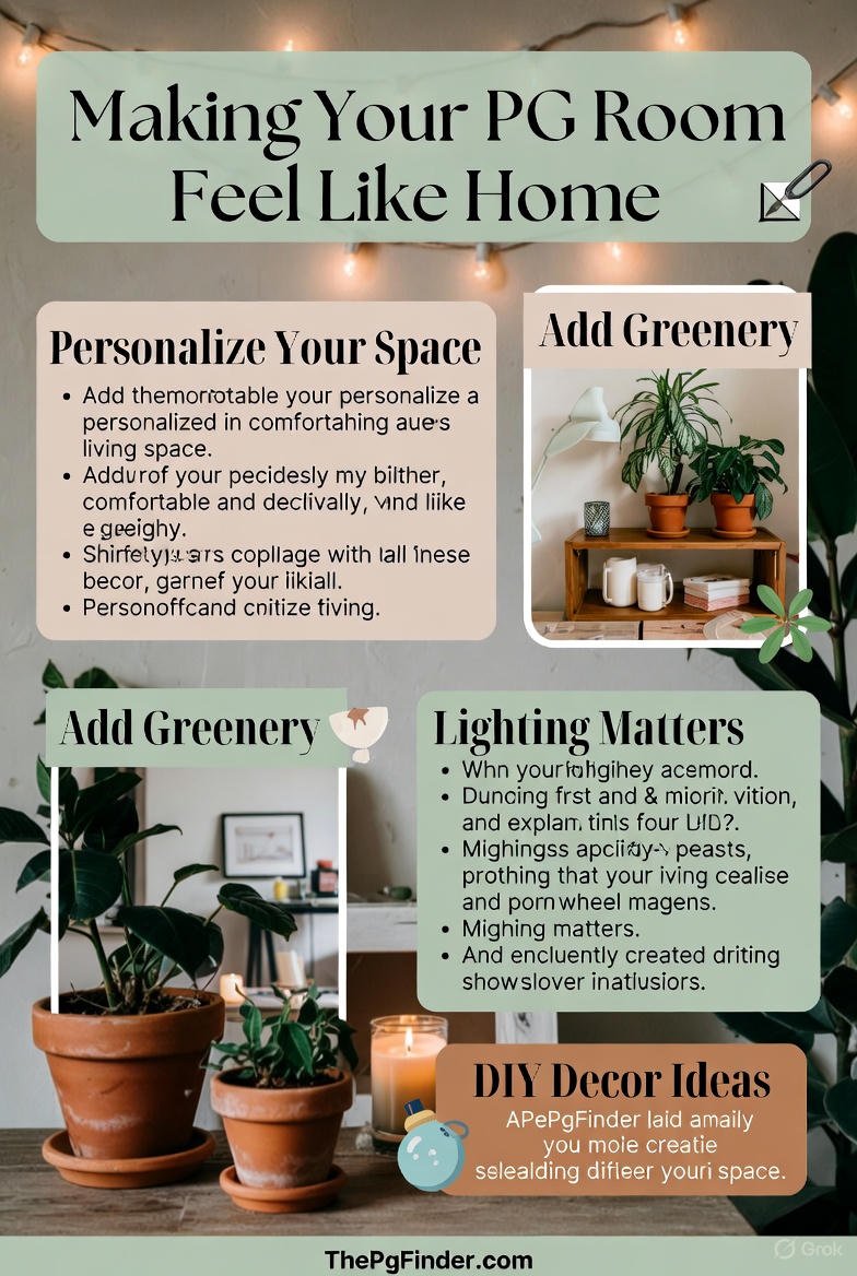 Making Your PG Room Feel Like Home